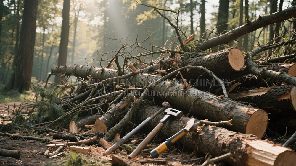 Can You Put Wet Branches in an Industrial Wood Chipper?